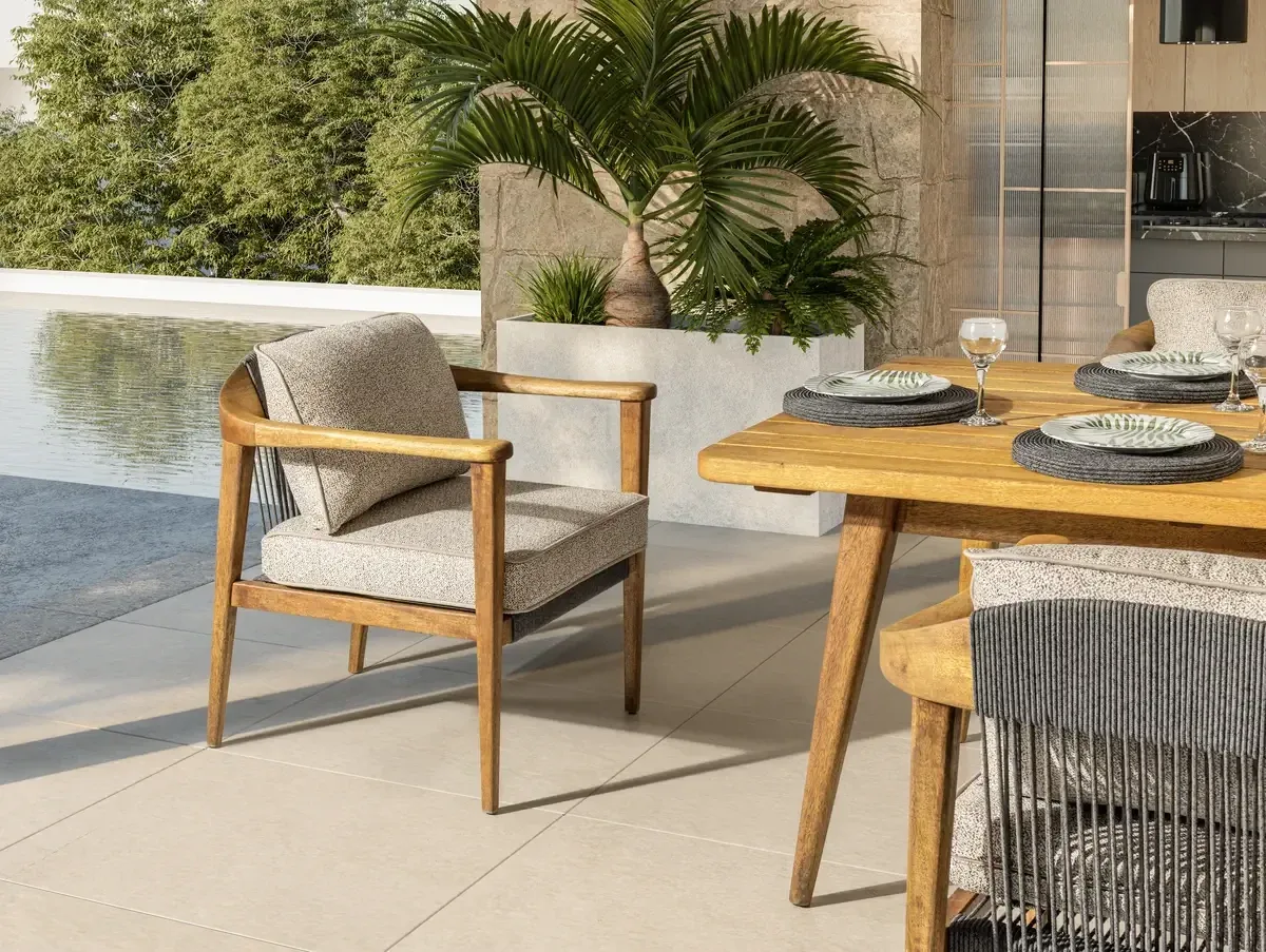 Apollo Wood Bahçe Masa Takımı