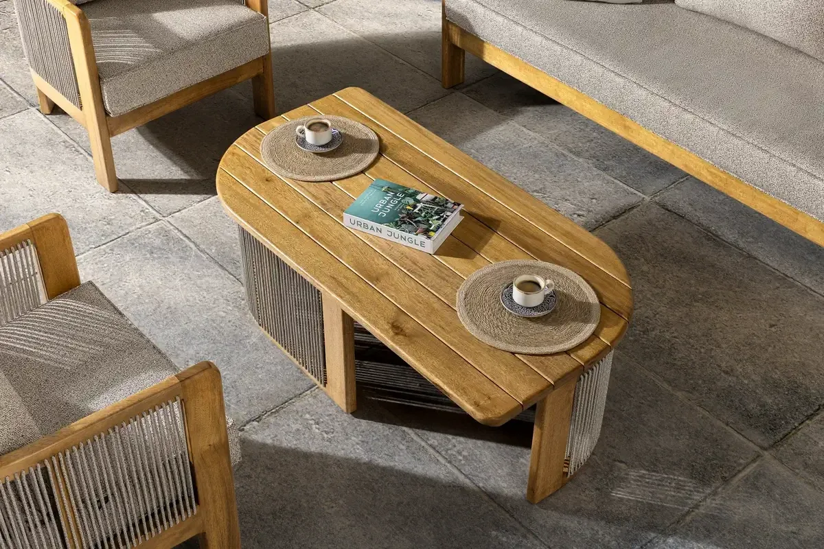 Ares Wood Bahçe Oturma Grubu