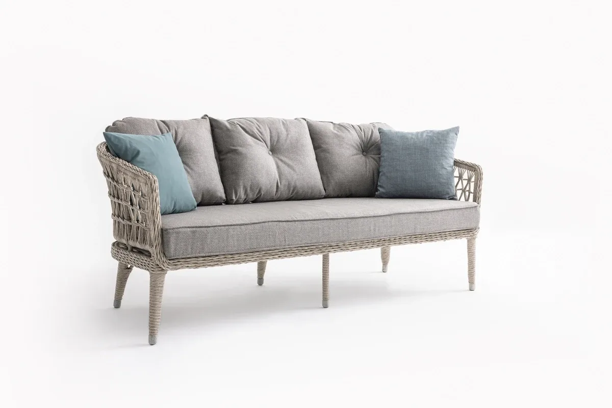 Oslo Rattan Bahçe Balkon Oturma Grubu