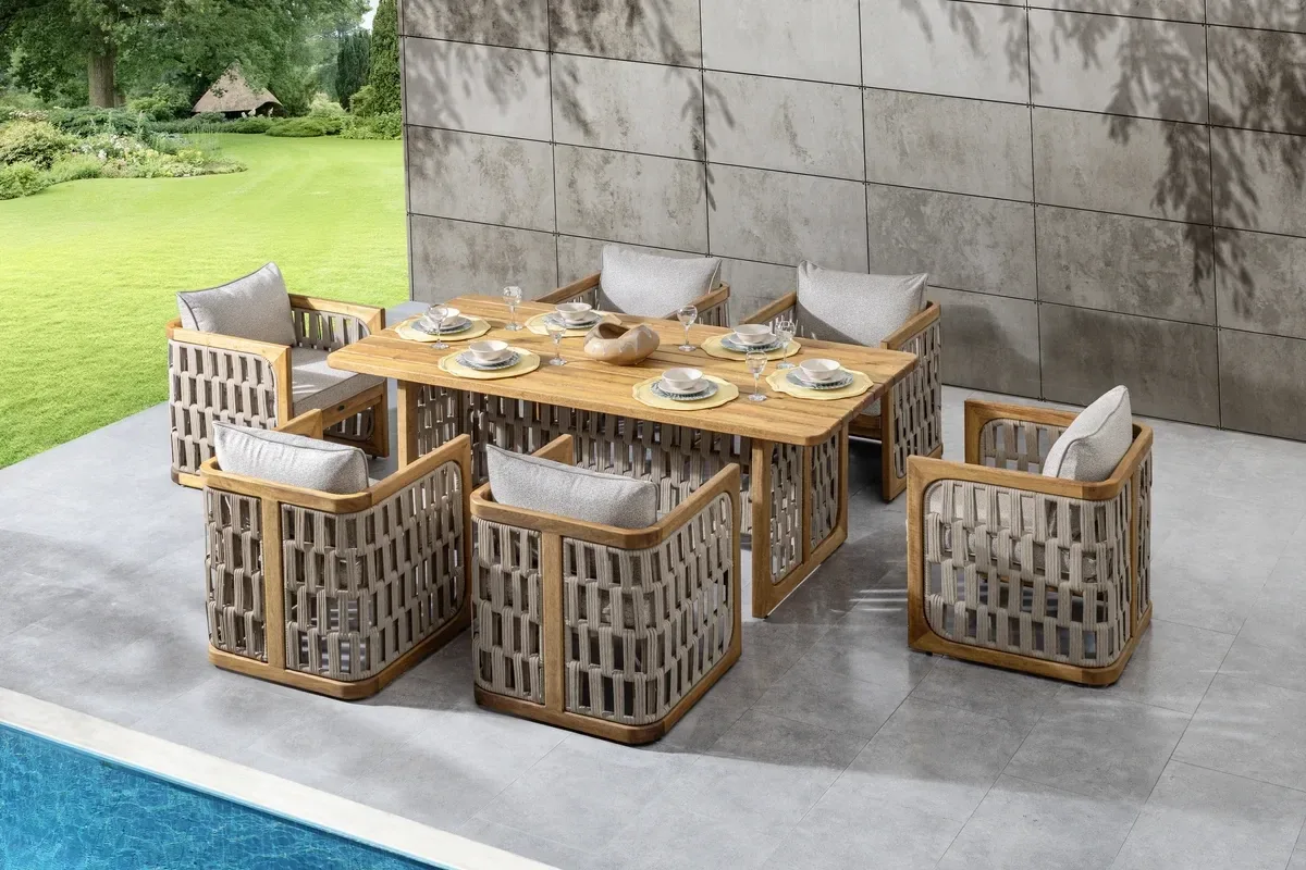 Zeus Wood Bahçe Masa Takımı