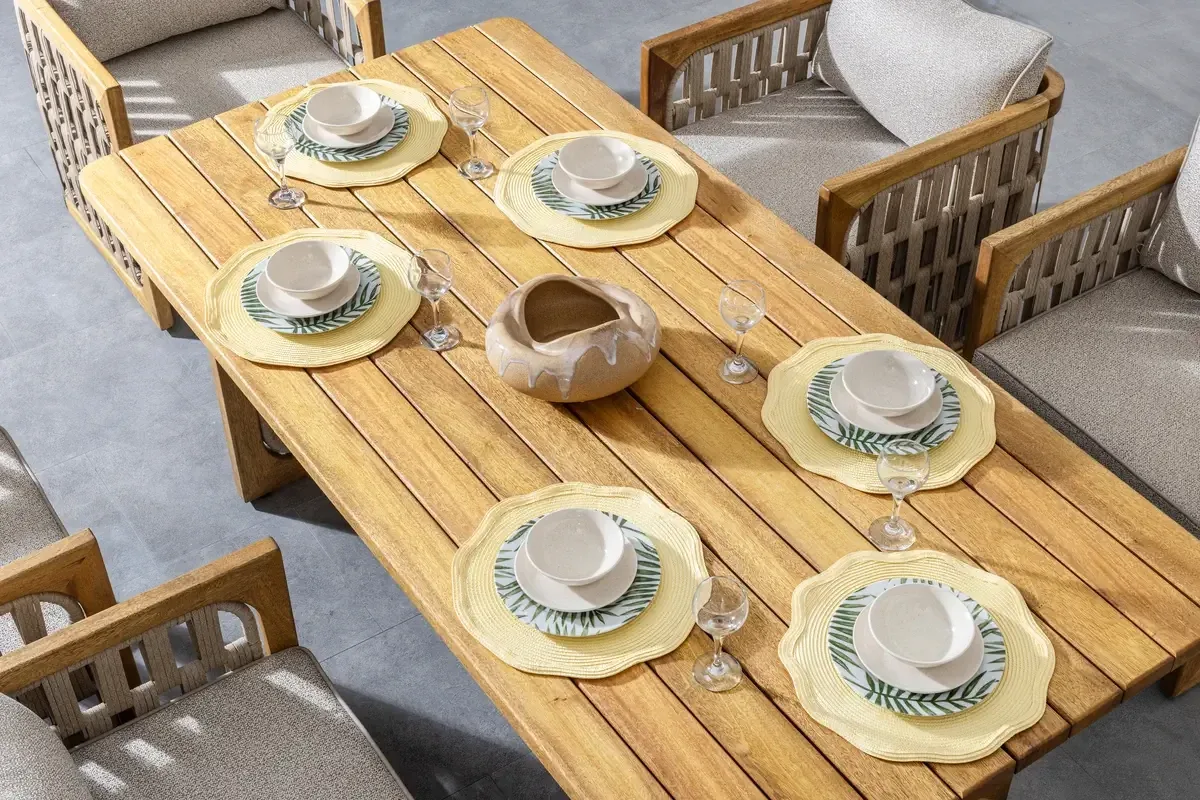Zeus Wood Bahçe Masa Takımı